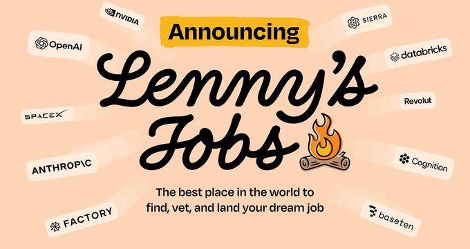 Lenny Launches Jobs Board Focused on Builder Roles in Tech