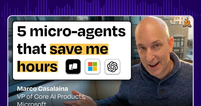 Microsoft VP reveals how AI micro-agents automate admin tasks at scale