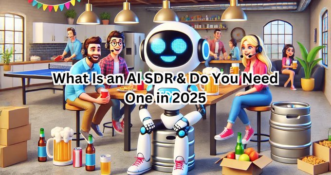 AI SDRs handle 40% of outreach tasks but can't replace human nuance