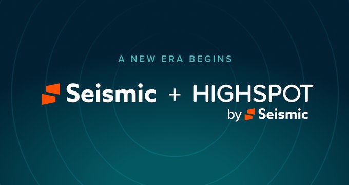 Seismic and Highspot Merge: The GTM Performance Powerhouse Arrives