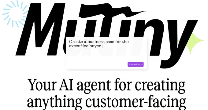 Mutiny nukes its SaaS product to launch first AI agent for autonomous GTM content