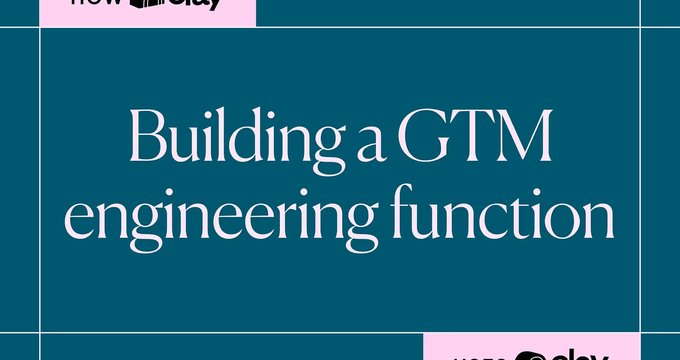 Clay Unveils Sprint-Based GTM Engineering Blueprint: The ARM Playbook